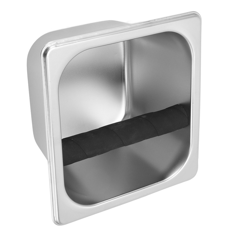 Stainless Steel Coffee Knock Box Coffee Grounds Container Box for