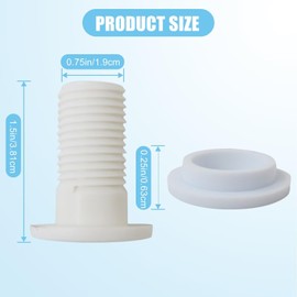 2pcs Cooler Drain Plug for Colemen Xtreme Coolers 50 qt, 58 qt, 82 qt Part (5010005241, 1.5") Update by lingsee