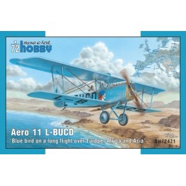 Special Hobby 1/72 Aero 11 L-BUCD Blue Bird Flight over Europe/Africa/