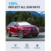 Proadsy 2024 Upgrade Windshield Sun Shade Custom Fit 2015-2021 Lexus