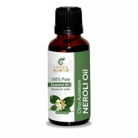 Neroli Oil |Orange Blossom Oil -(Citrus Aurantium)- Eesential Oil 100% Pure Natural Undiluted Uncut Therapeutic Grade Oil 0.51 Fl.OZ