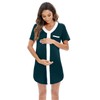 Balems Maternity Nightdress, Nursing Nightdress with Button Placket, Women's Long/Short