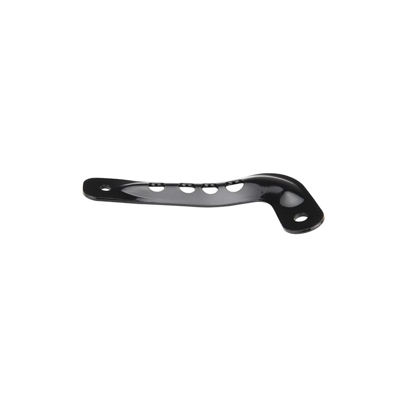 Exhaust Retaining Plate Strut Perforated Plate Short Black Compatible with