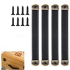 Leather Drawer Pulls, 4PCS Drawer Pull Leather Handle for Briefcase,