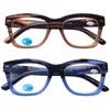 AQWANO Reading Glasses Computer Blue Light Blocking for Women/Men, Fashion