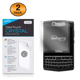 BoxWave Screen Protector Compatible with Unihertz Titan - ClearTouch Crystal (2-Pack), HD Film Skin - Shields from Scratches for Unihertz Titan