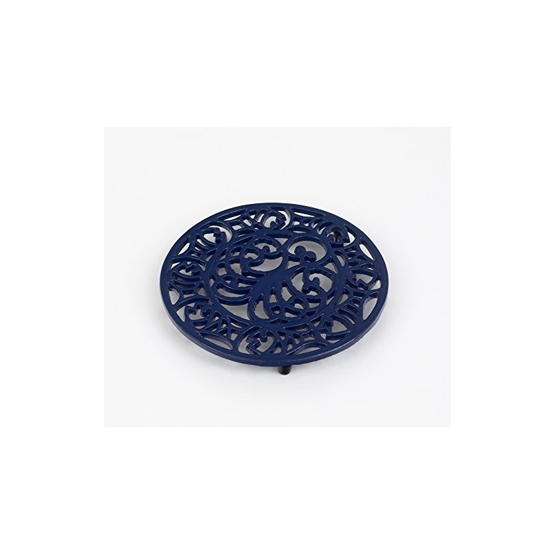 Victor RW107BL Octopus & Fish Trivet Blue, Cast Iron