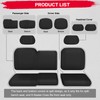 smotrcc Ranger 1000 Seat Covers with Headrest Covers - Waterproof