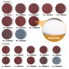 NSIoutlet 160pcs Sanding Discs Set 2/3" 80-3000 Grit Sandpapers Backup