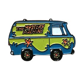 EC Trading Scooby Cartoon Dog Mystery Van 1 Inch Tall Metal Enamel Pin