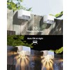 JACKYLED Solar Deck Lights 16 Pack Solar Fence Light Solar