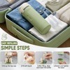 Dispenser da Viaggio 4 in 1, con Etichetta e Imbuto,