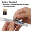 6 Pack Flameless LED Taper Candles with Remote & Timer