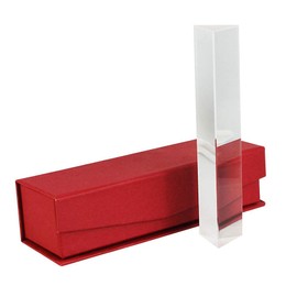 CODIRATO 15 cm Crystal Prism Light Prism Optical Prism Triangular Prism for Teaching Light Spectrum Physics, Prism Photography (15 cm x 3 cm x 3 cm)