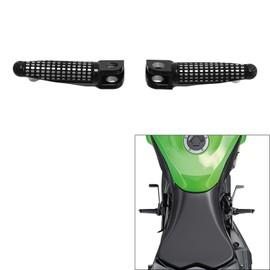 TCMT Front Motorcycle Footpeg Footrest Set Fits For Kawasaki Ninja ZX6R ZX636 NINJA 2003-2023 ZX10R 2004-2010 ZX9R 1998-2003 Z1000 2007-2016 Z H2 2020-2023 ZZR1400 ZX14 ZX-14 2006-2013