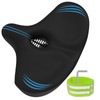 Oversized Bike Seat for Men & Women, Extra Wide Bicycle