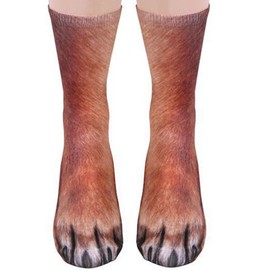 KOOLYI Animal Paw Socks-Novelty 3D Animal Socks Funny Christmas Gift Stocking Stuffers For Adult Women Men Teens