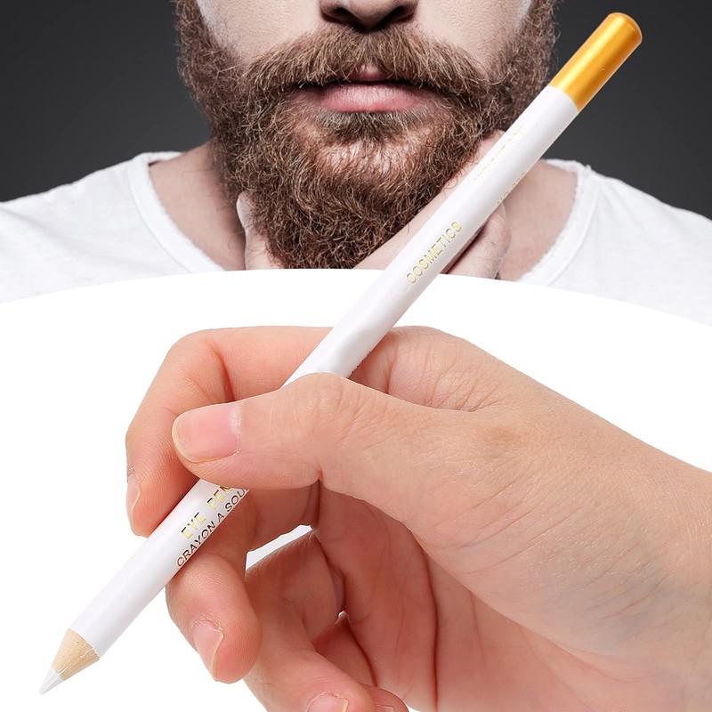 Tool, Hairdressing Pen, White, Beard Pencil, Men's Beard Pencil, Professional