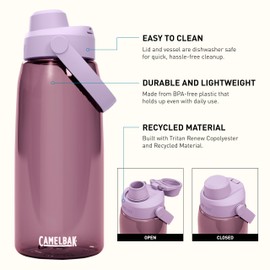 CAMELBAK Thrive Chug 32oz Water Bottle with Tritan Renew Leak Proof Lid - Purple