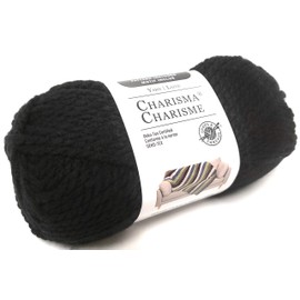 Loops and Threads Yarn Charisma 1 Ball Black 3.5 ounces