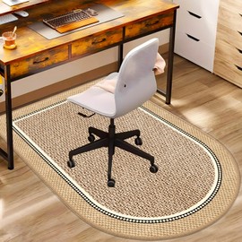 MSKGTML Office Chair Mat for Hardwood Floor: 35"×55" Chair Mat, Suitable for Hardwood and Tile Floors, and Also a Protective Mat for Swivel Chairs in Offices, Game Rooms and Homes