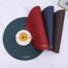 LQICAI Round Placemats Set of 6 Table Place Mats of