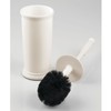 mDesign Toilet Bowl Brush and Holder - Covered Bathroom Brush