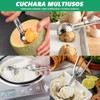 3 Piezas Cuchara para Helado, Acero Inoxidable, Cucharadas de Galletas