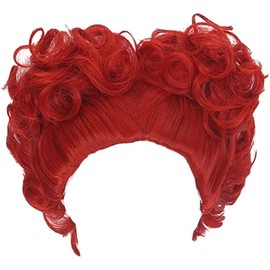 Queen of Hearts Wig Short Curly Red Heart Wig for Women Cosplay Costume Christmas