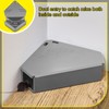 Qualirey 12 Pcs Mice Station with Key Triangle Bait Station