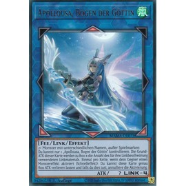 TCG MAMA-DE075 - Apollousa, Bow of the Goddess - Ultra Rare - German - 1st Edition - in Set with Ultrapro Toploader - Yugioh