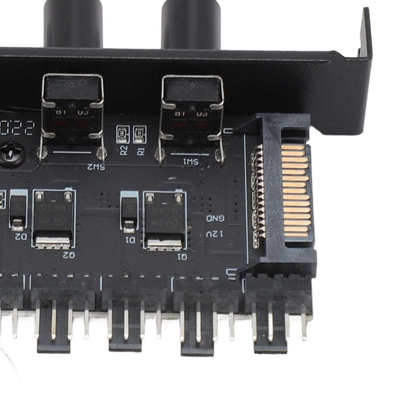 Sanpyl 4 Knob Cooling Fan Speed Controller, 8 Channels, PWM,