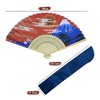 YINKE Silk Fan, Men's, Women's, Lightweight Bamboo Ribs, High Quality