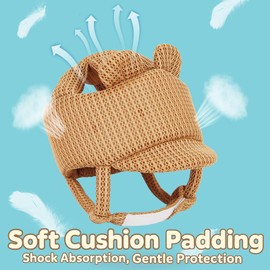 Baby Helmet for Crawling Walking – Soft Safety Helmet for Crawling, Walking, and Toddlers – Head Protector for Baby Helmet for 1-2 Years, Girls & Boys