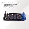SC SM 6Port Box +Cables Wall Mount Fiber Enclosure with