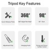 63cm Heavy Duty Professional Tripod for Phones/Cameras/GoPro / Insta360