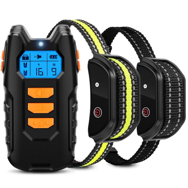 Flittor Dog Training Collar, Shock Collar for Dogs with Remote,