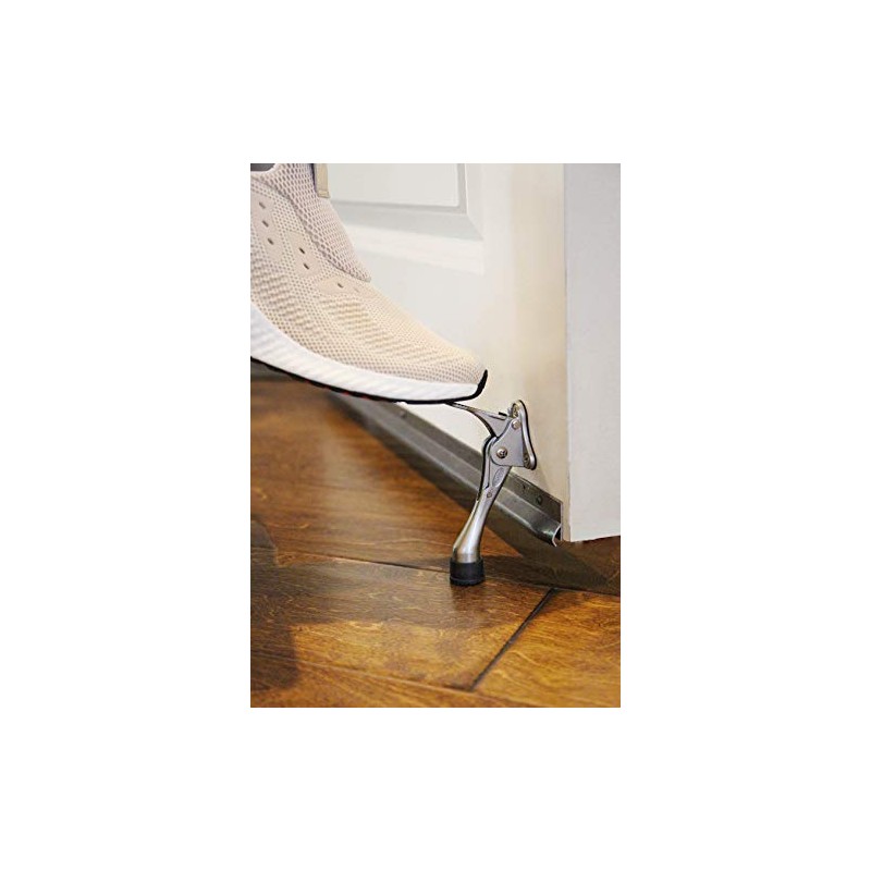 Safus Step-on Door Stop - Gold Brass - 2pc Set