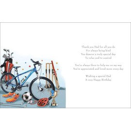 Birthday Card Dad - 8 x 6 inches - Regal Publishing