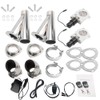 2PCS 2.5" Electric Exhaust Valve Y Pipe Kit with Remote