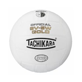 Tachikara SV-5W GOLD Volleyball - White