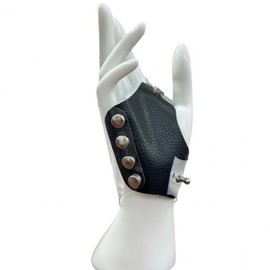 Makeup Palette Glove Auxiliary Cosmetic Tool for Foundation Lipstick Nail Yellow