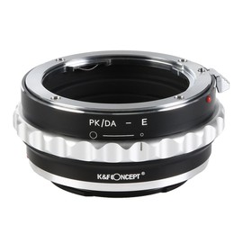 K&F Concept PK/DA-NEX Objektiv Adapter Adapterring Objektivadapter für Pentax K/M/A/FA/DA Mount Objektiv auf Sony NEX E-Mount Kamera