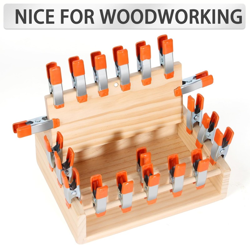 GURADESIGN 40-Piece Small Spring Clamp, 2 inch, 3/4"-inch Jaw opening