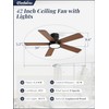 Fanbulous 42 Inch Ceiling Fans with Lights and Remote,Outdoor Indoor