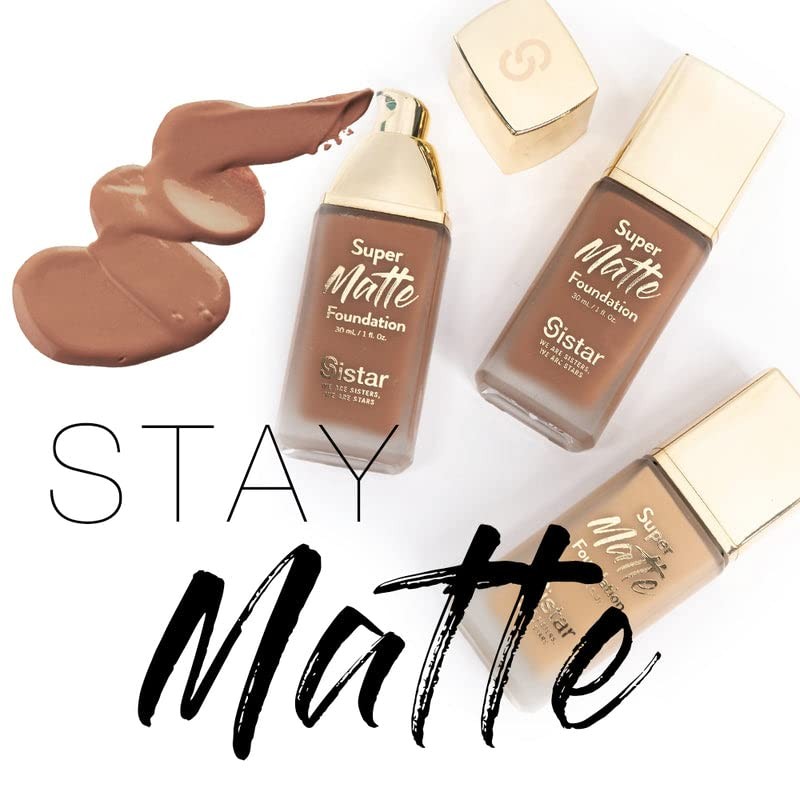 Sistar Super Matte Foundation Perfecting Liquid Foundation Full Coverage Control