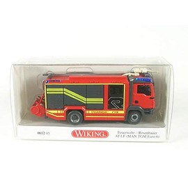 Wiking 061245 H0 MAN Fire Brigade - AT LF Red Track HO 1:87