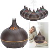 Wood Grain Home Humidifier Ultrasonic Aroma Diffuser with LED Light