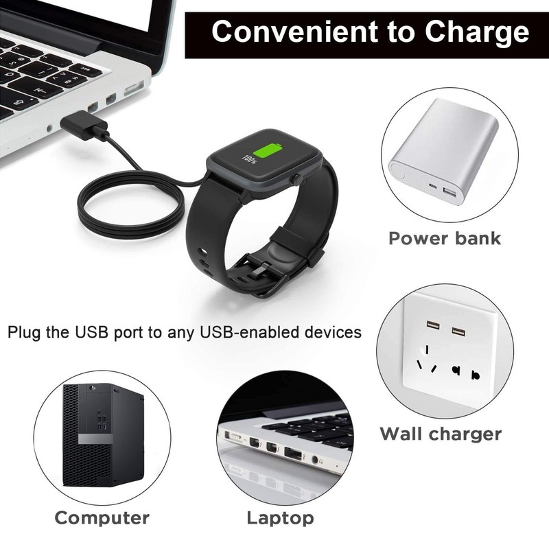 Xininyia USB Charging Cable for AlphaGear Delta PRO Smart Watch