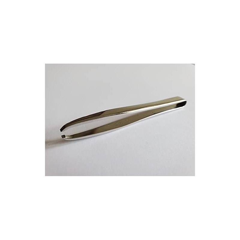 Kurada Seisakusho Edomoto Hand Hammered Hair Tweezer for Eyelashes, 0.08